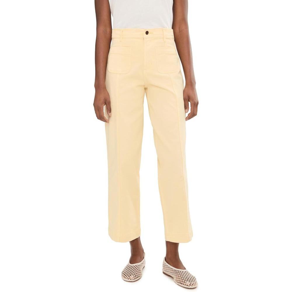 Toad&Co Women’s Linden Wide Leg Pants Meyer Yellow Size 6 NWT